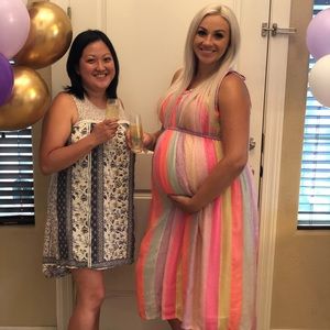 Beautiful rainbow sparkly dress